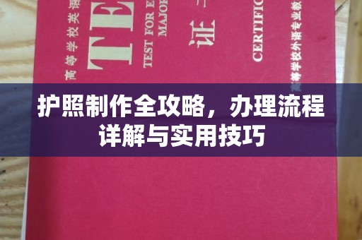 隆安护照制作全攻略，办理流程详解与实用技巧